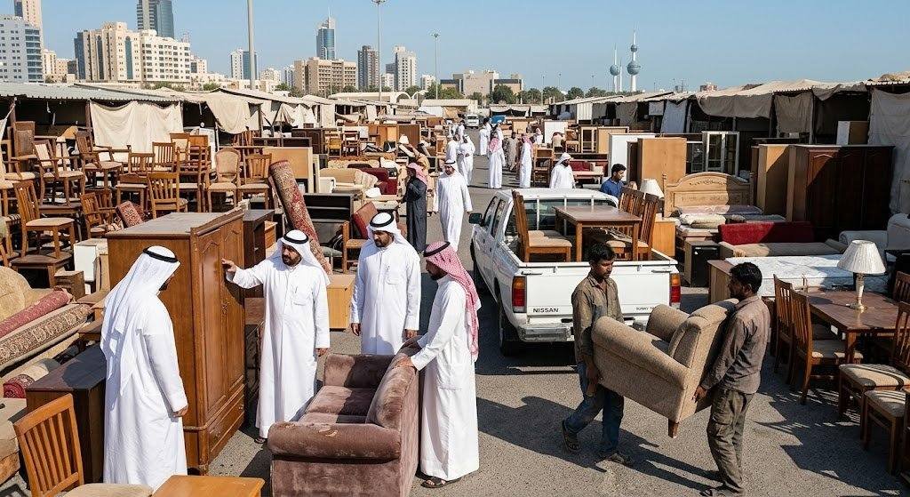 فريق عمل محترف يقوم بمعاينة وتقييم وشراء الأثاث المستعمل بمصداقية وأمان ضمن خدمات شراء الأثاث المستعمل حي الملز بالرياض لضمان تقديم أفضل الأسعار وراحة العملاء.
